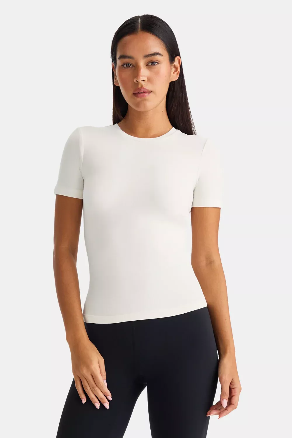 365 Core Cotton Short Sleeve T-Shirt - Ivory