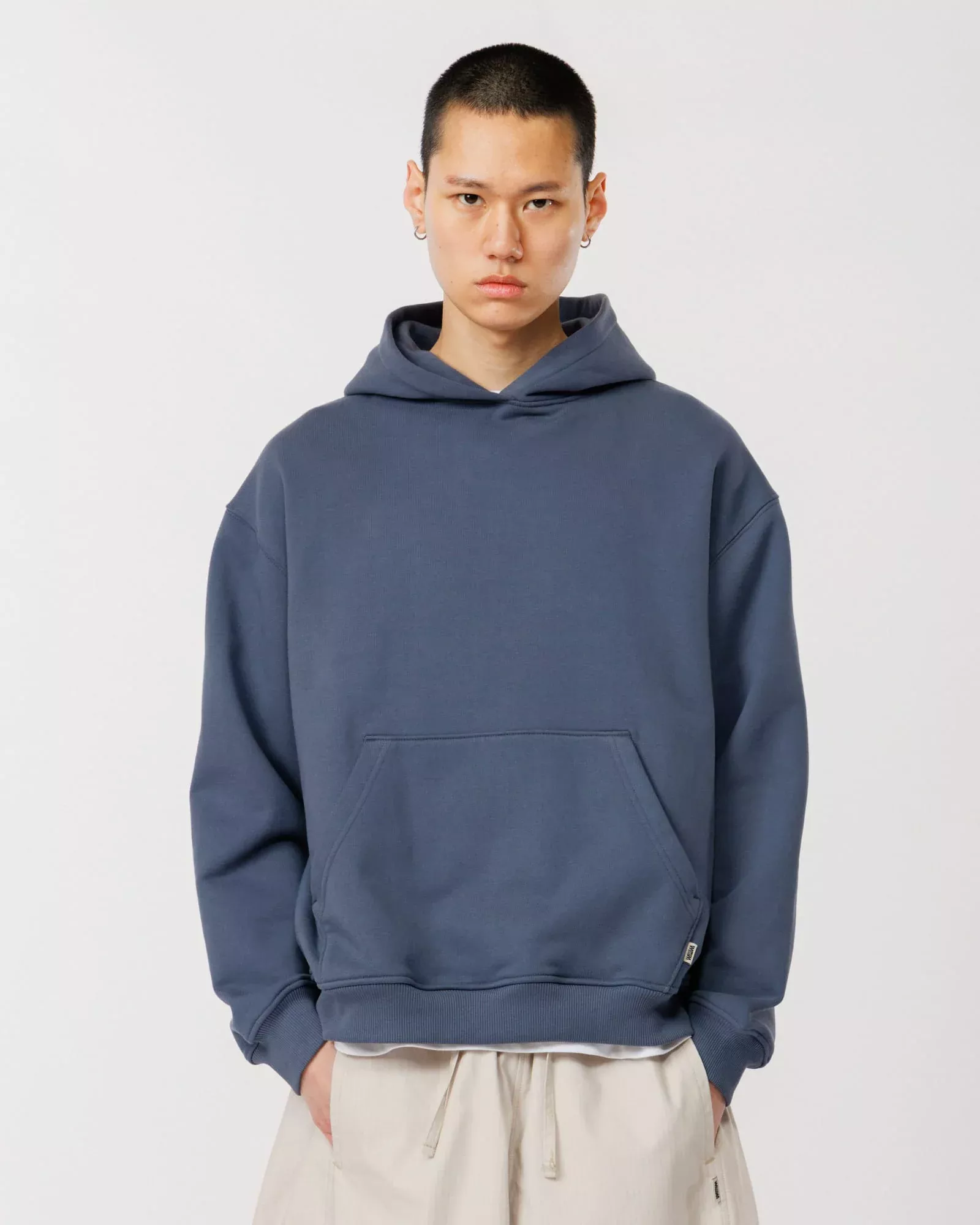 520 Organic Hoody - Washed Blue