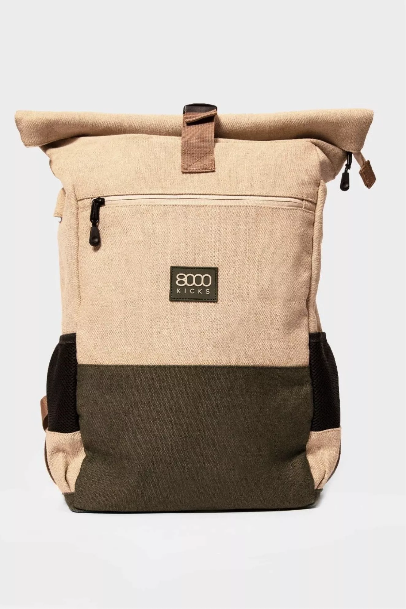 8000kicks EU Backpack Everyday Beige And Green