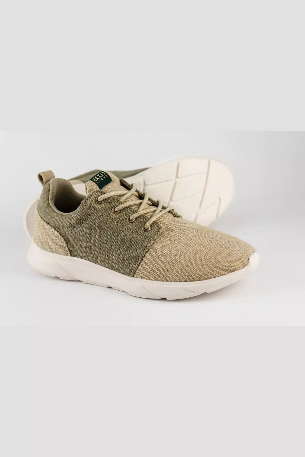 8000kicks EU Sneakers Explorer V2Beige And Green