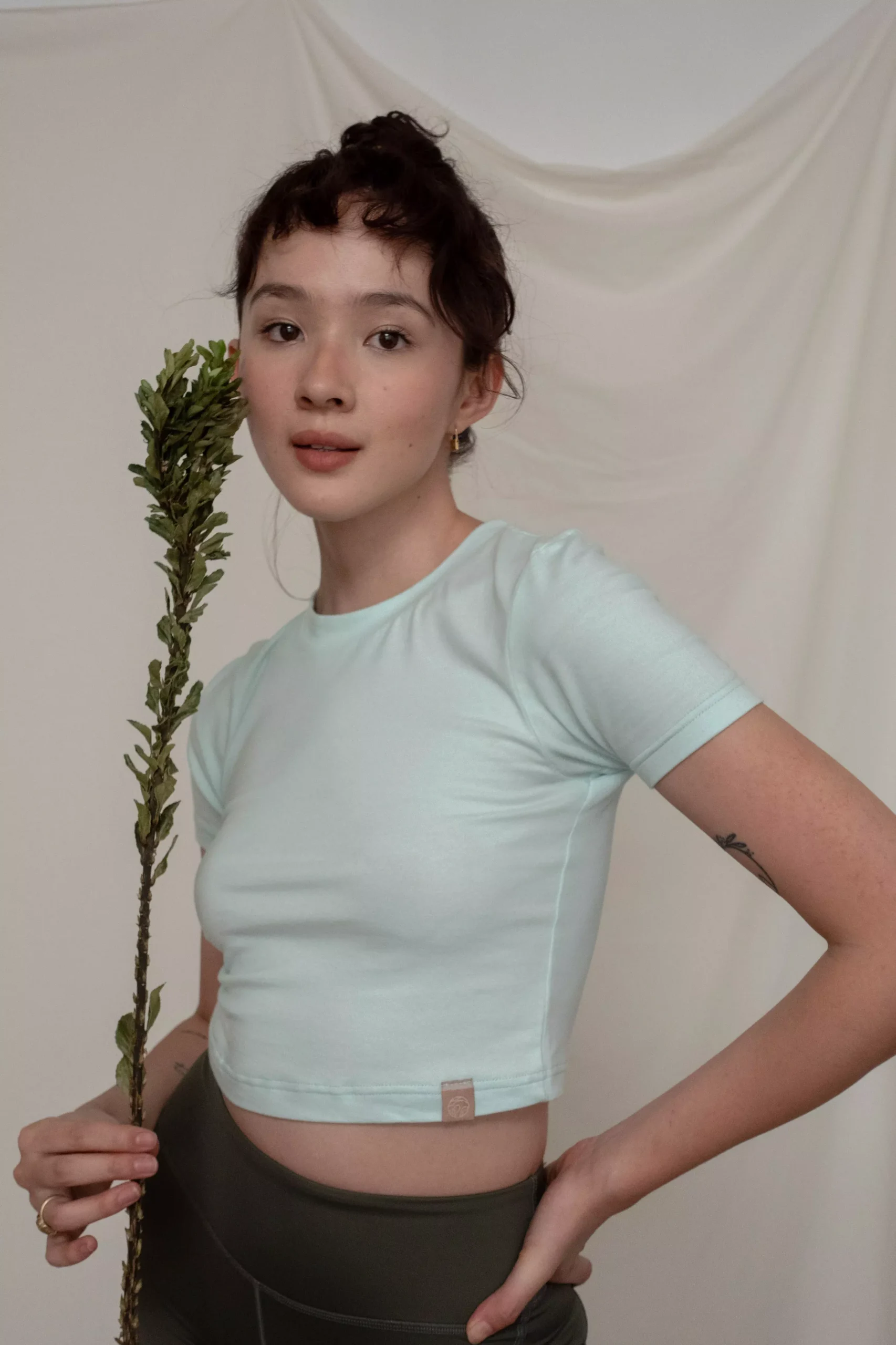 90s Baby Tee Mint