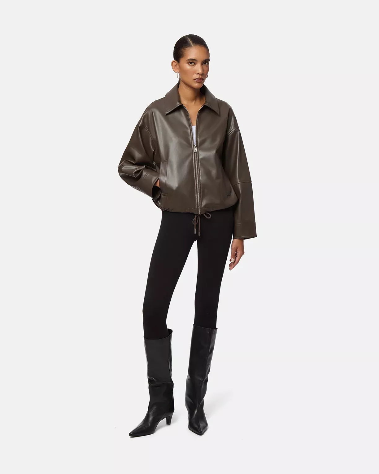Ada Sans Leather Jacket