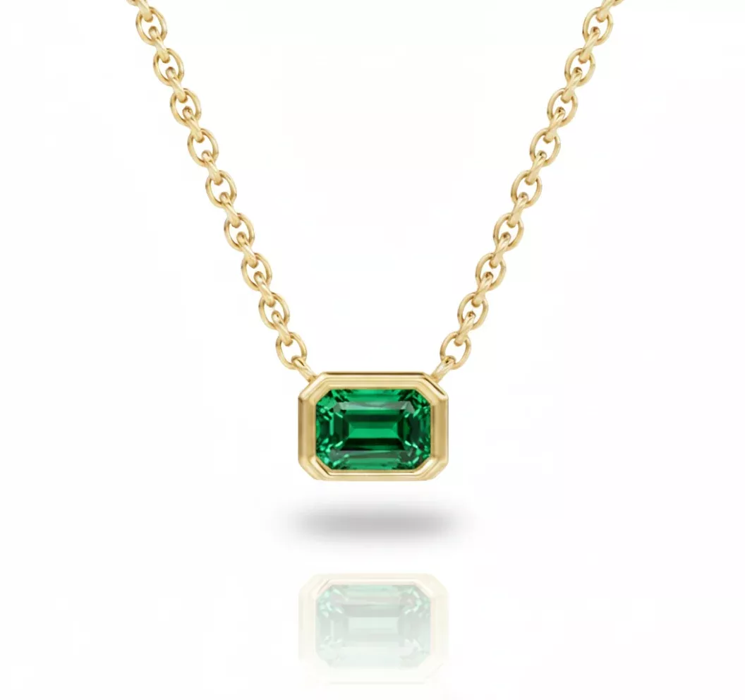 Alba Emerald Necklace