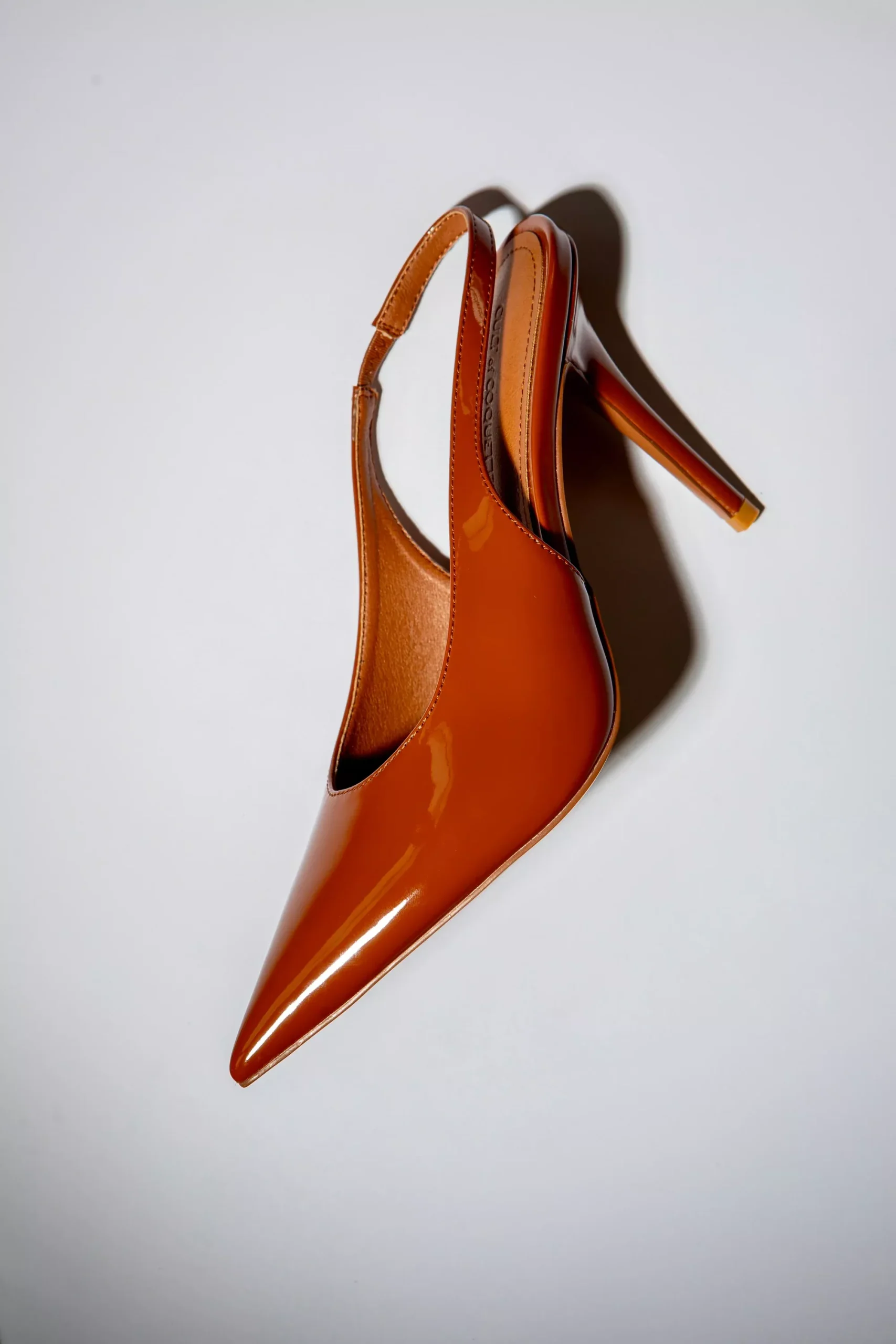 Alexandra Brown Patent Slingback 100 mm