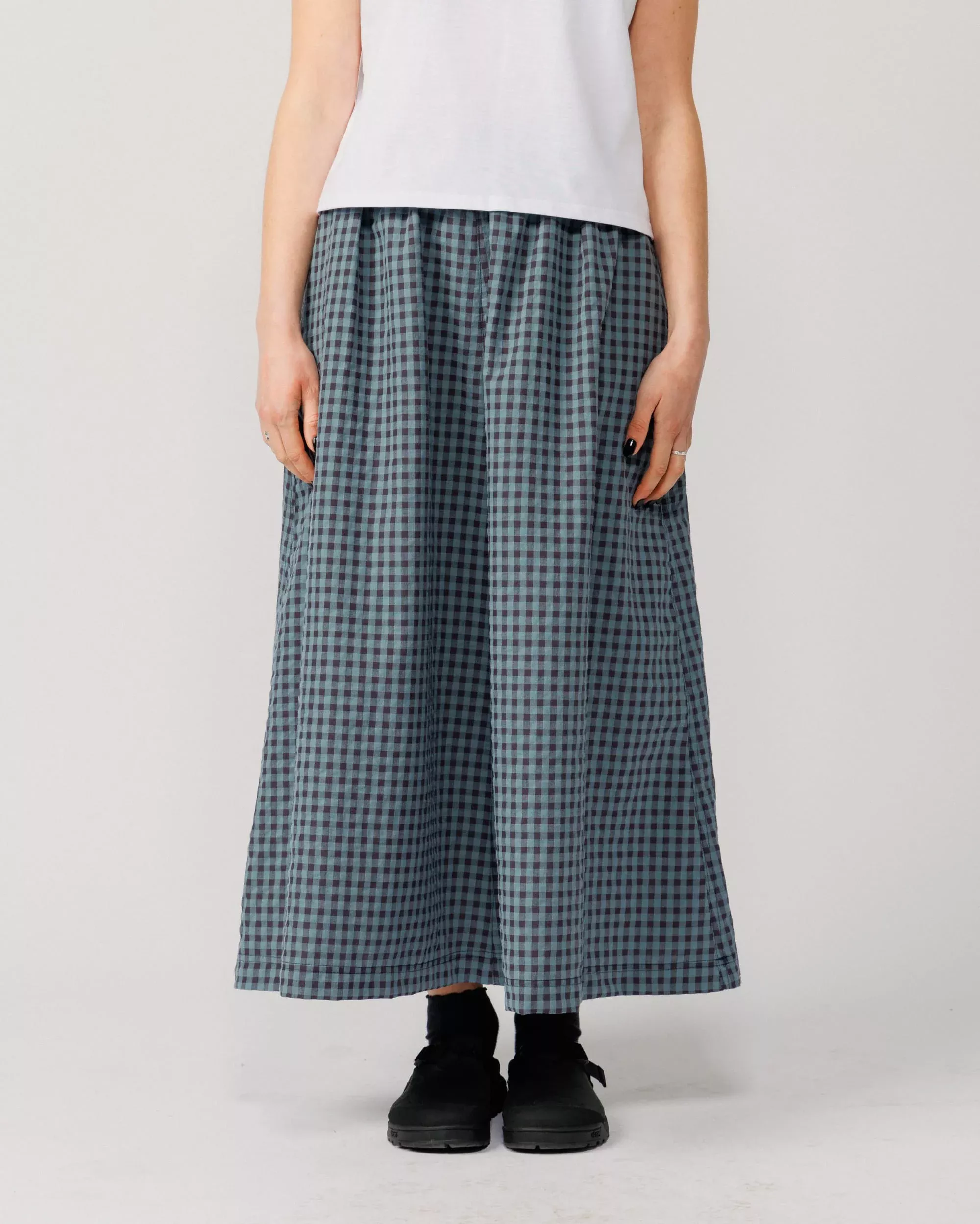 Ayla Skirt - Navy Check