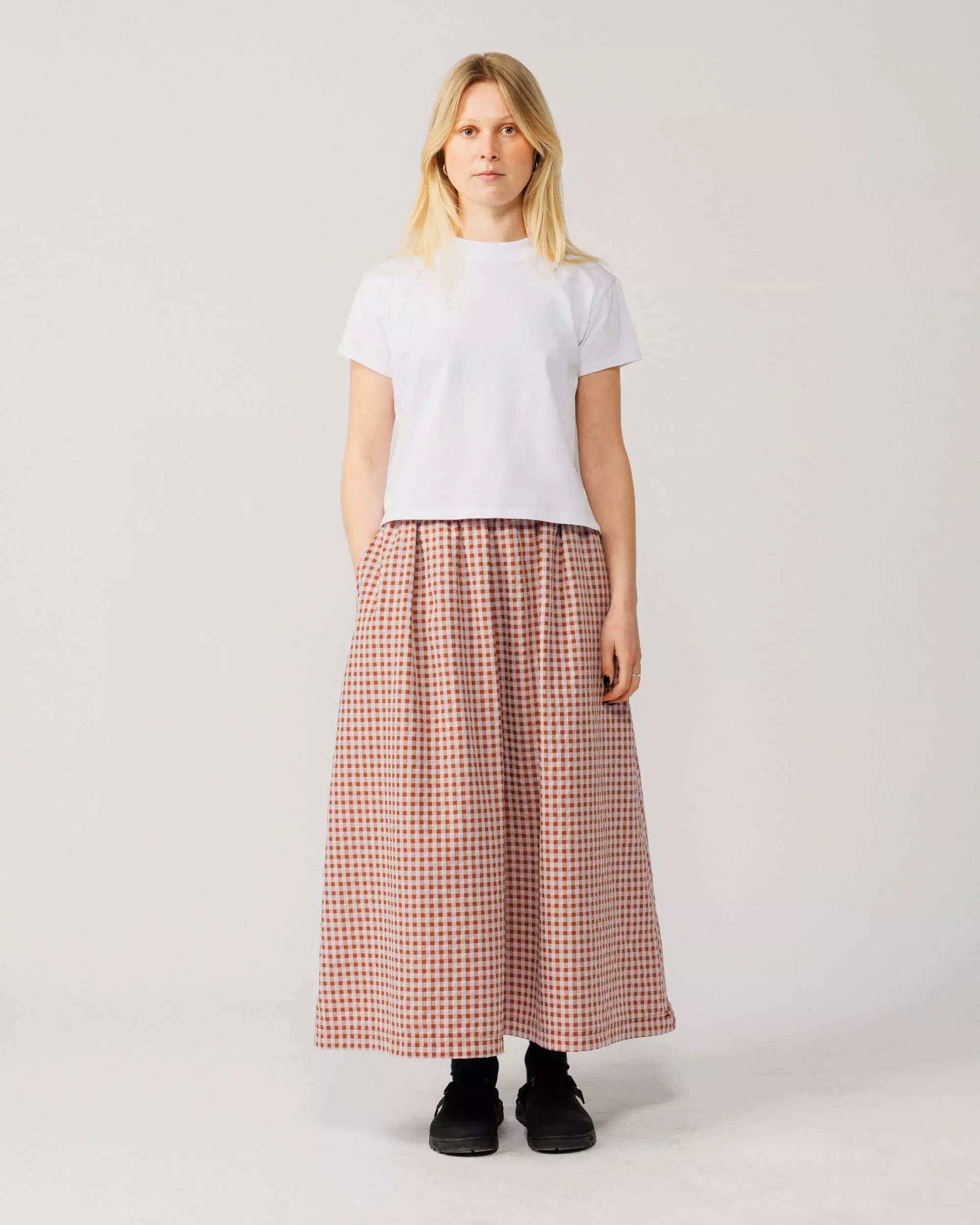 Ayla Skirt - Red Check