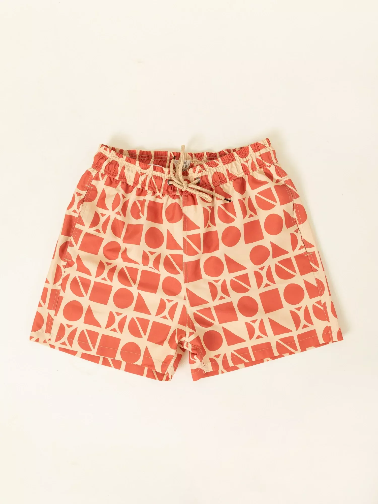 Bañador De Hombre Nokie Geometric Red & Cream