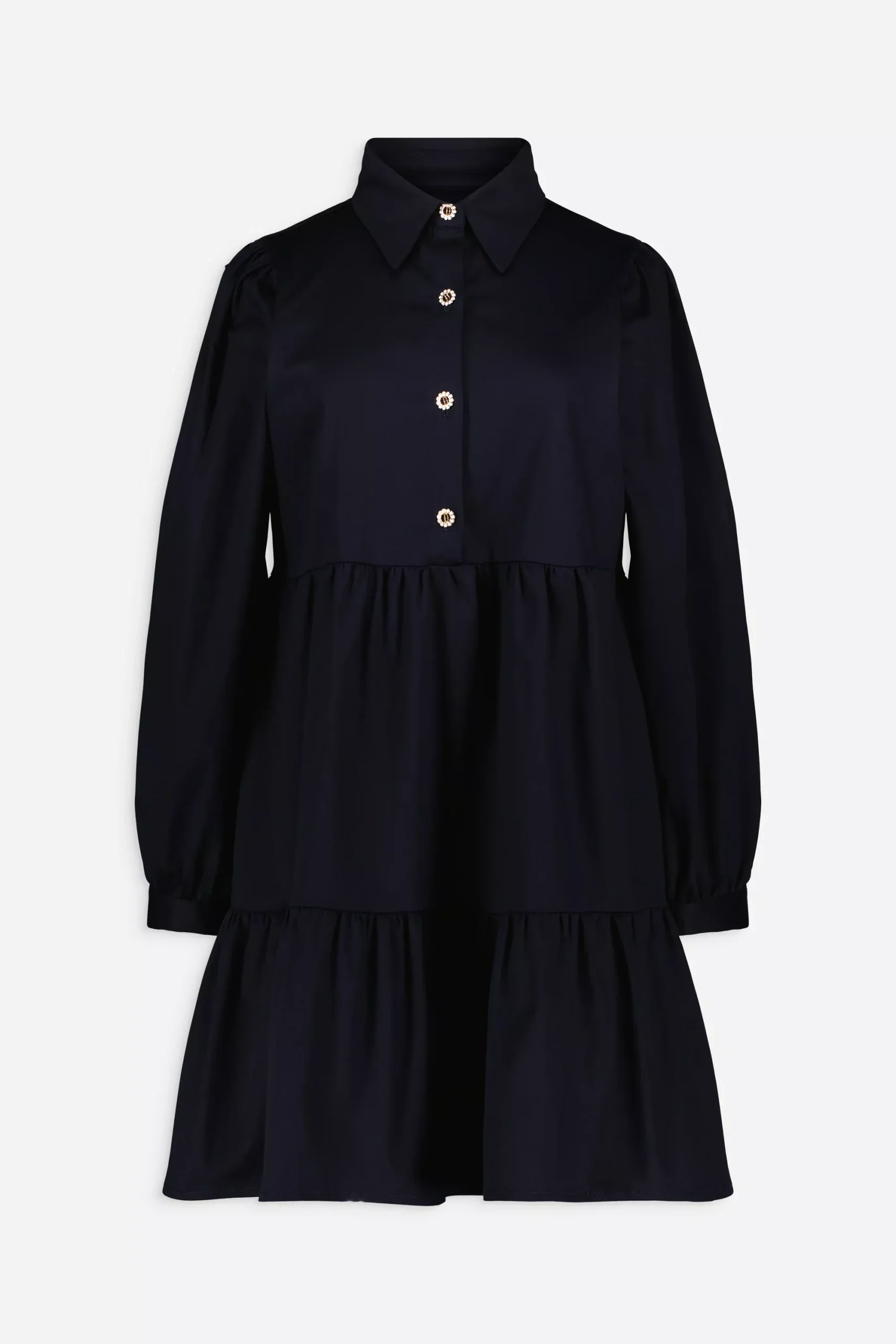 Babydoll navy Dress - KATE