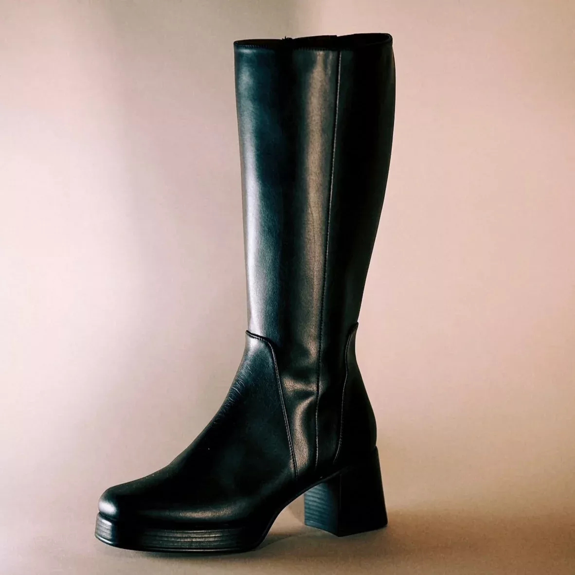 Bardot Platform Knee High Boot