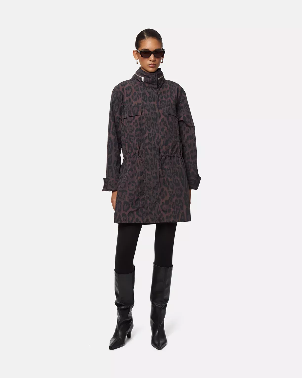 Bea Leopard Rain Jacket