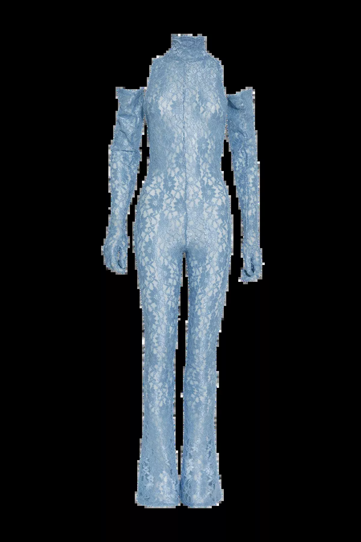 Blue Summer Lace Catsuit