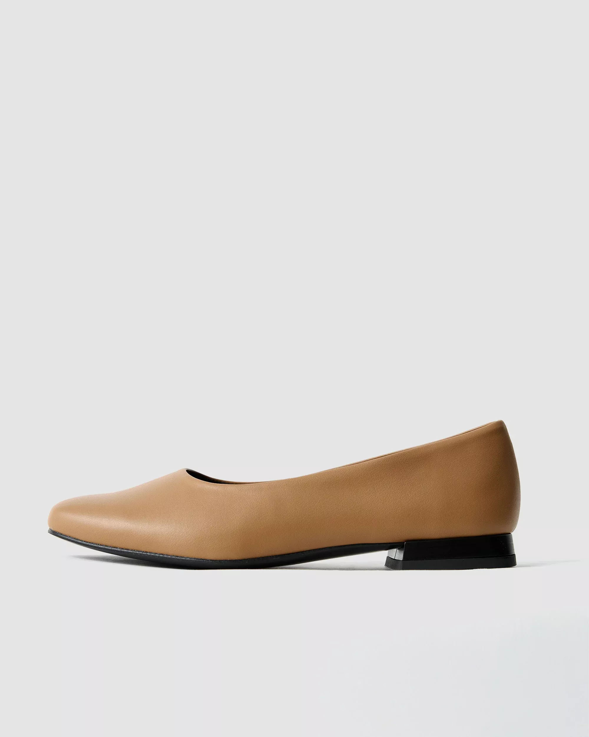 BOHEMA - Carmel Diana Ballet Flats Beige, Vegan, Handmade in Poland, Women's