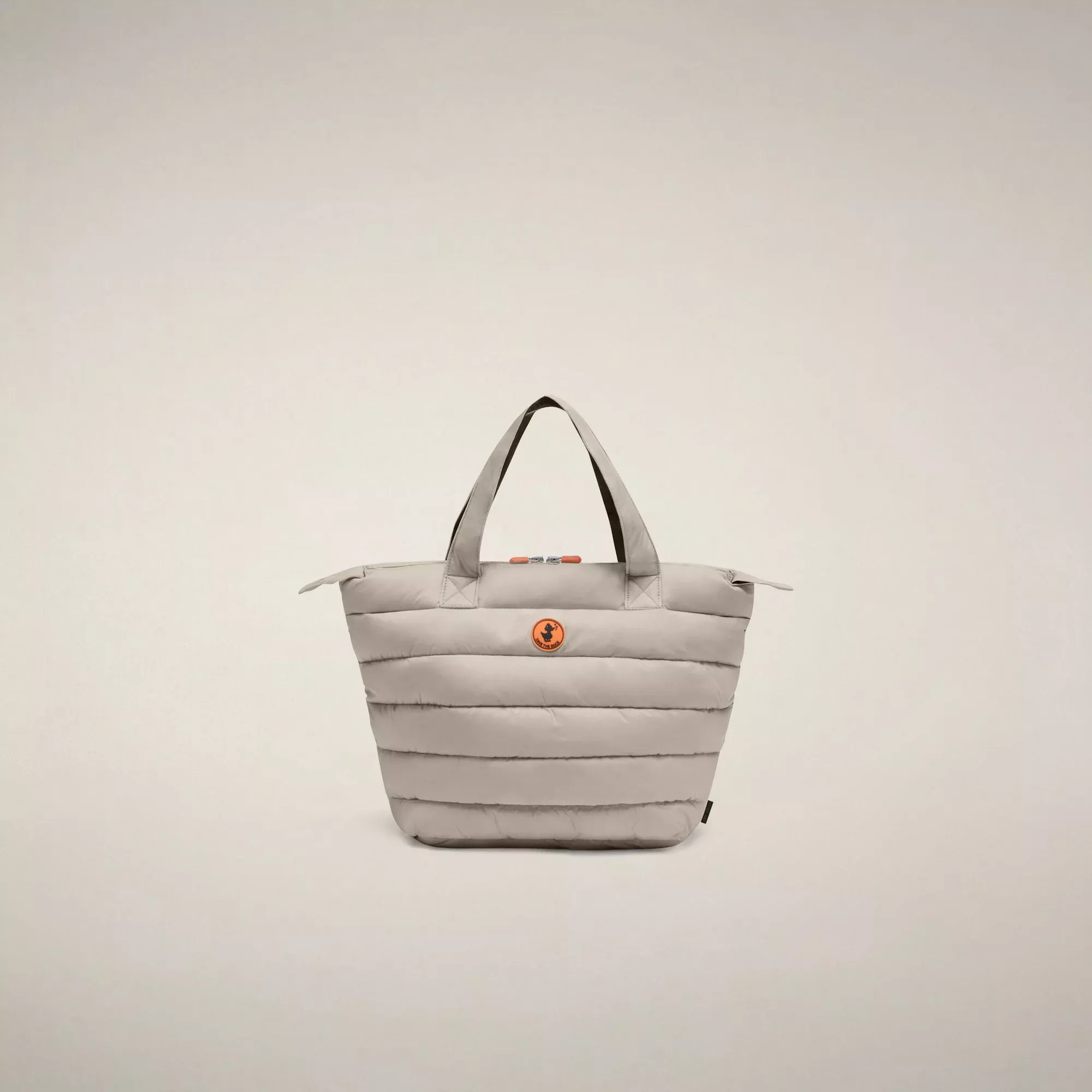Borsa trapuntata Caron beige chiaro