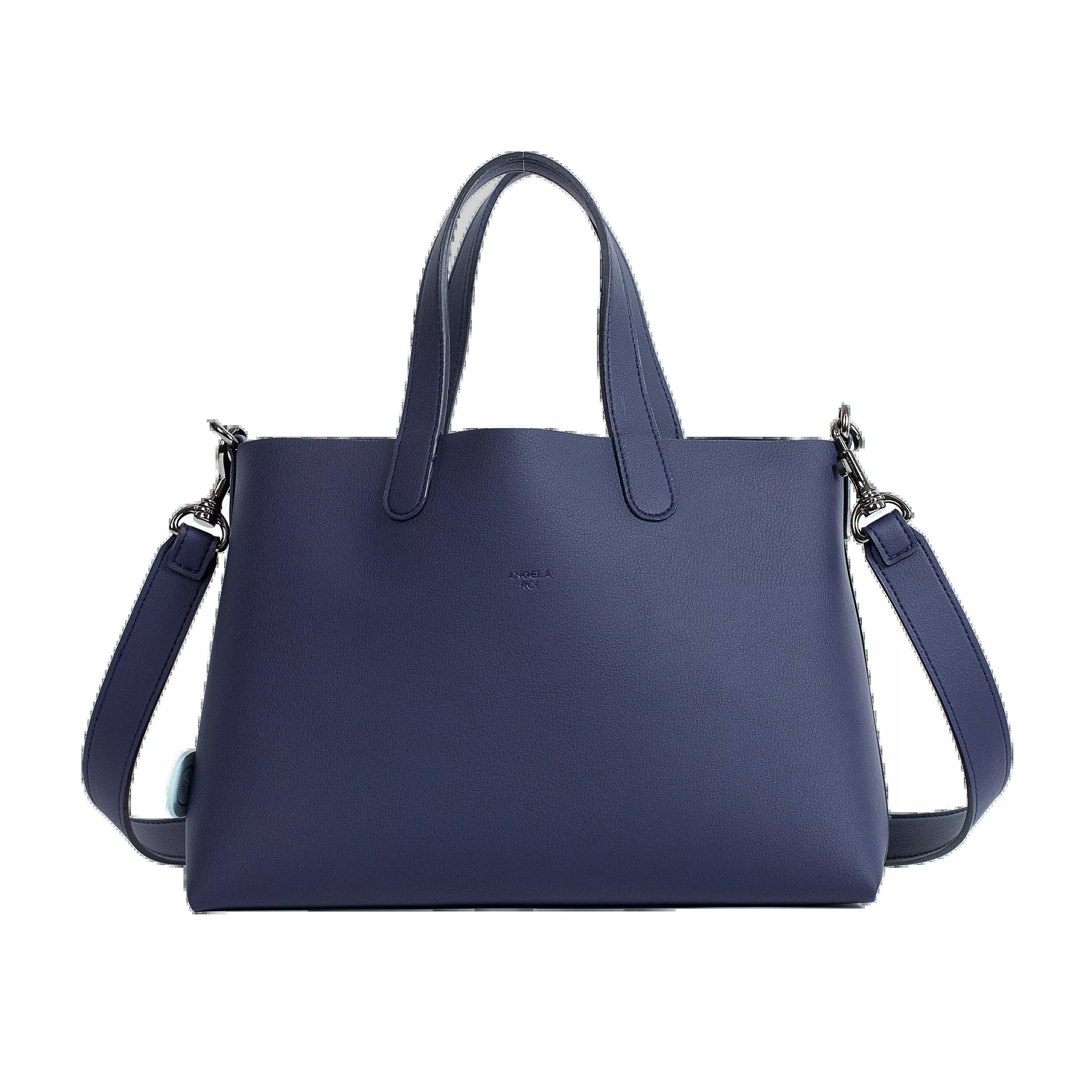 Cacta Medium Tote - Navy / Light Blue