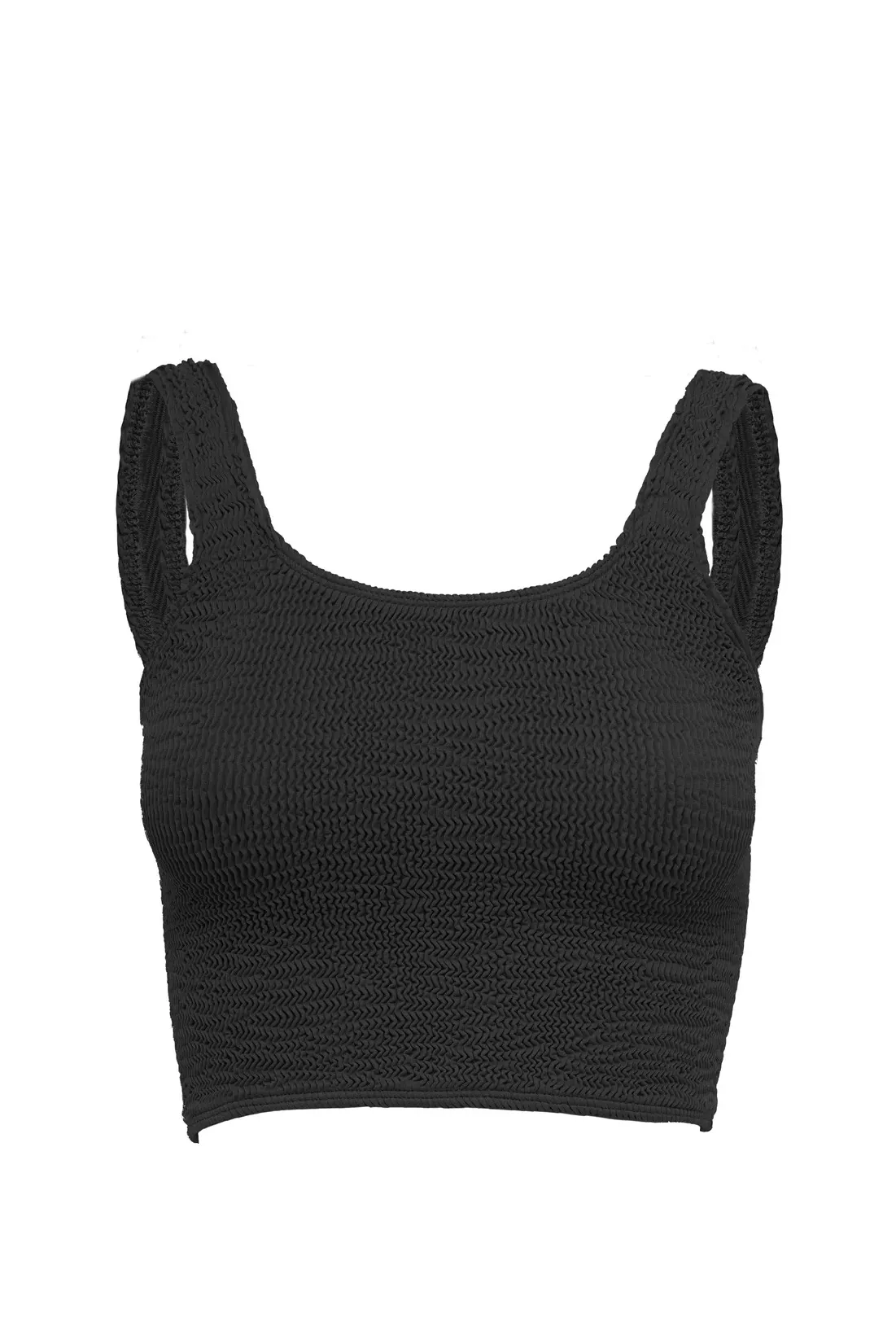 CALAMOON Crop Top Deportivo Black