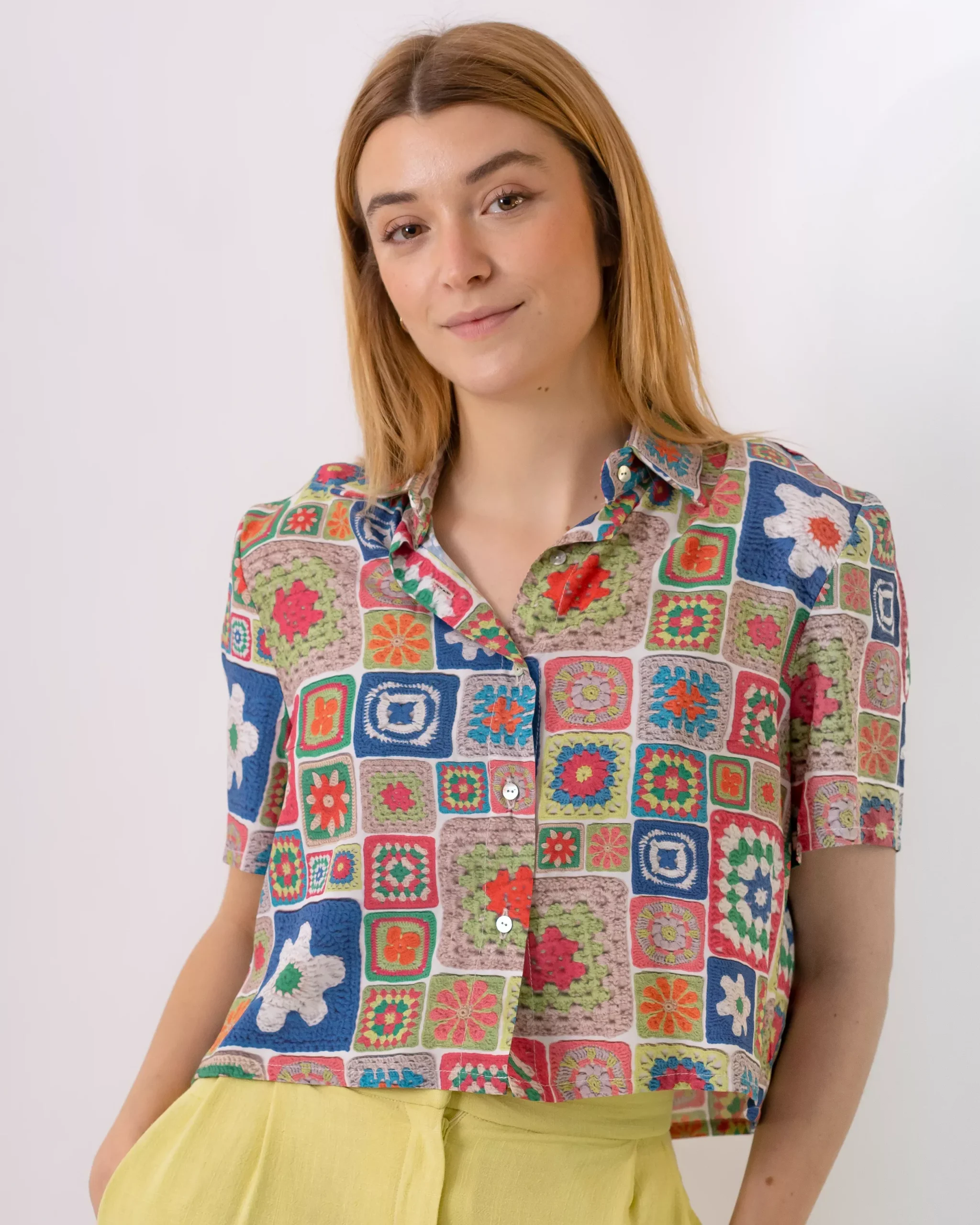 camisa nicole crochet