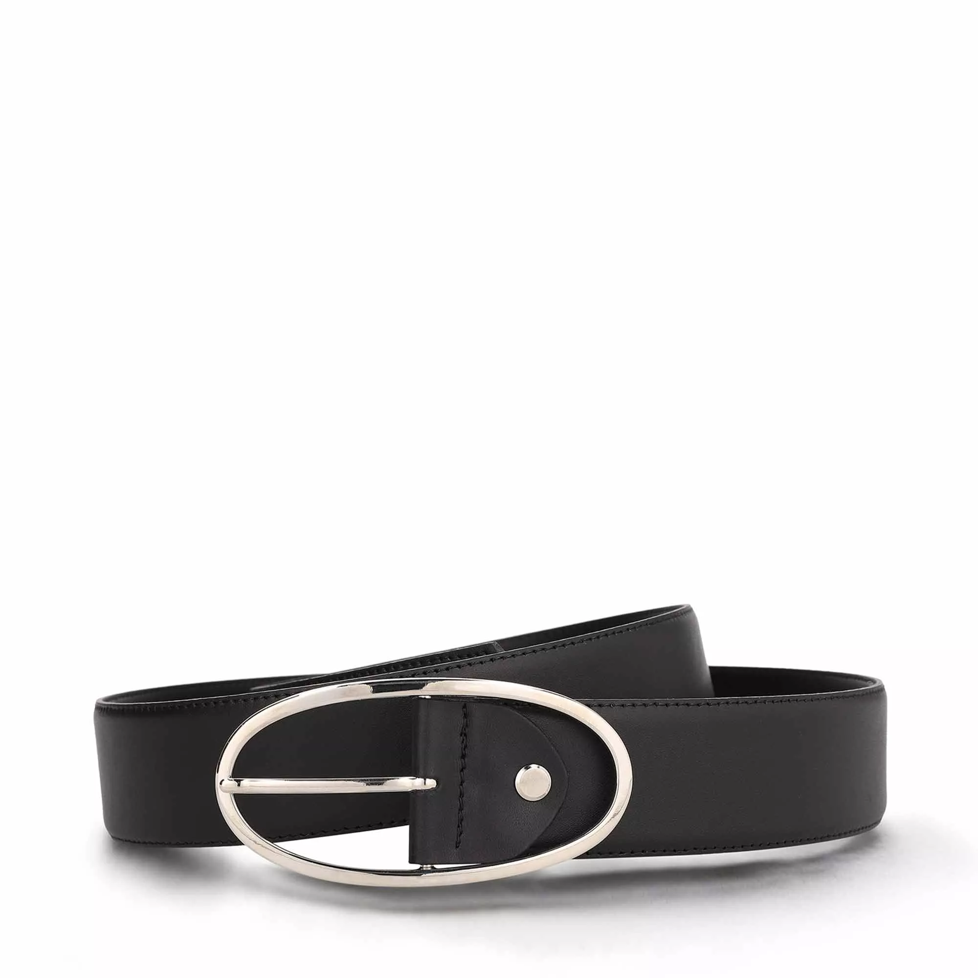 Cinto Vegan em AppleSkin para Mulher Batea Preto