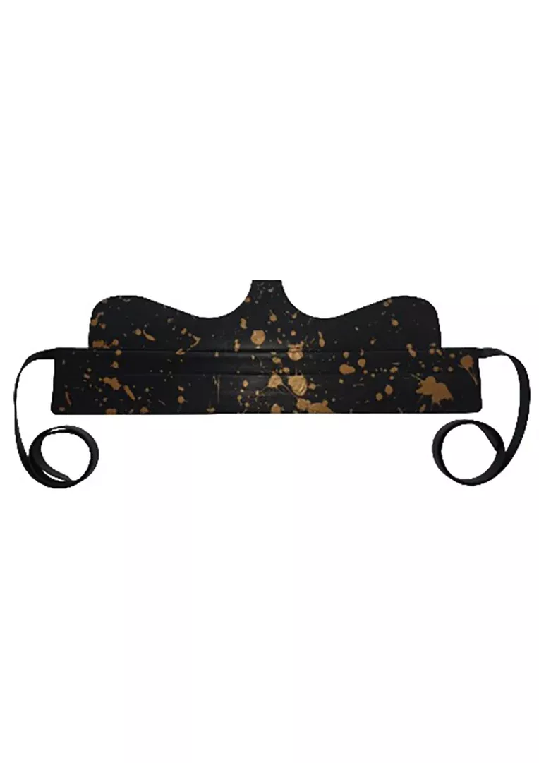 CIRCULAR PATH X AMANDA MURRAY Reversible Cut Out Corset Belt – Black-Bronze
