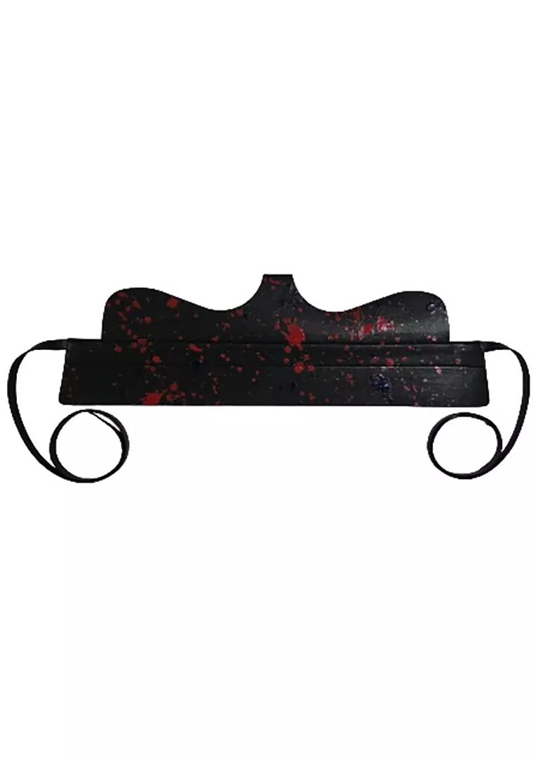 CIRCULAR PATH X AMANDA MURRAY Reversible Cut Out Corset Belt Black - Red-Blue