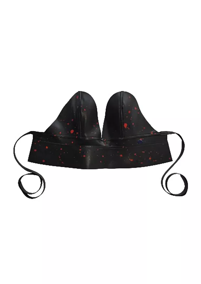 CIRCULAR PATH X AMANDA MURRAY Reversible Wrap Corset Belt-Red-Blue