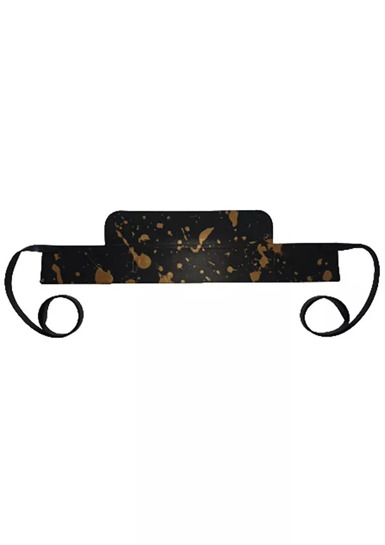 CIRCULAR X AMANDA MURRAY Reversible Corset Belt Black - Black-Bronze