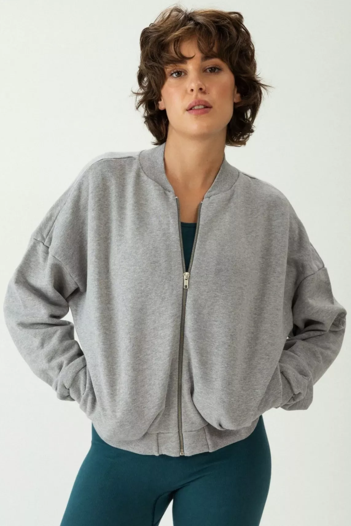 Clotsy Bomber Jacket Grey