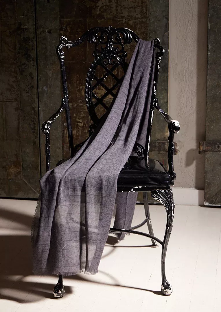 Croc Print Scarf