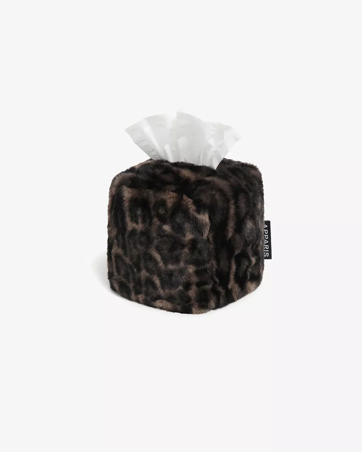Davey Dark Leopard Tissue Box Cover