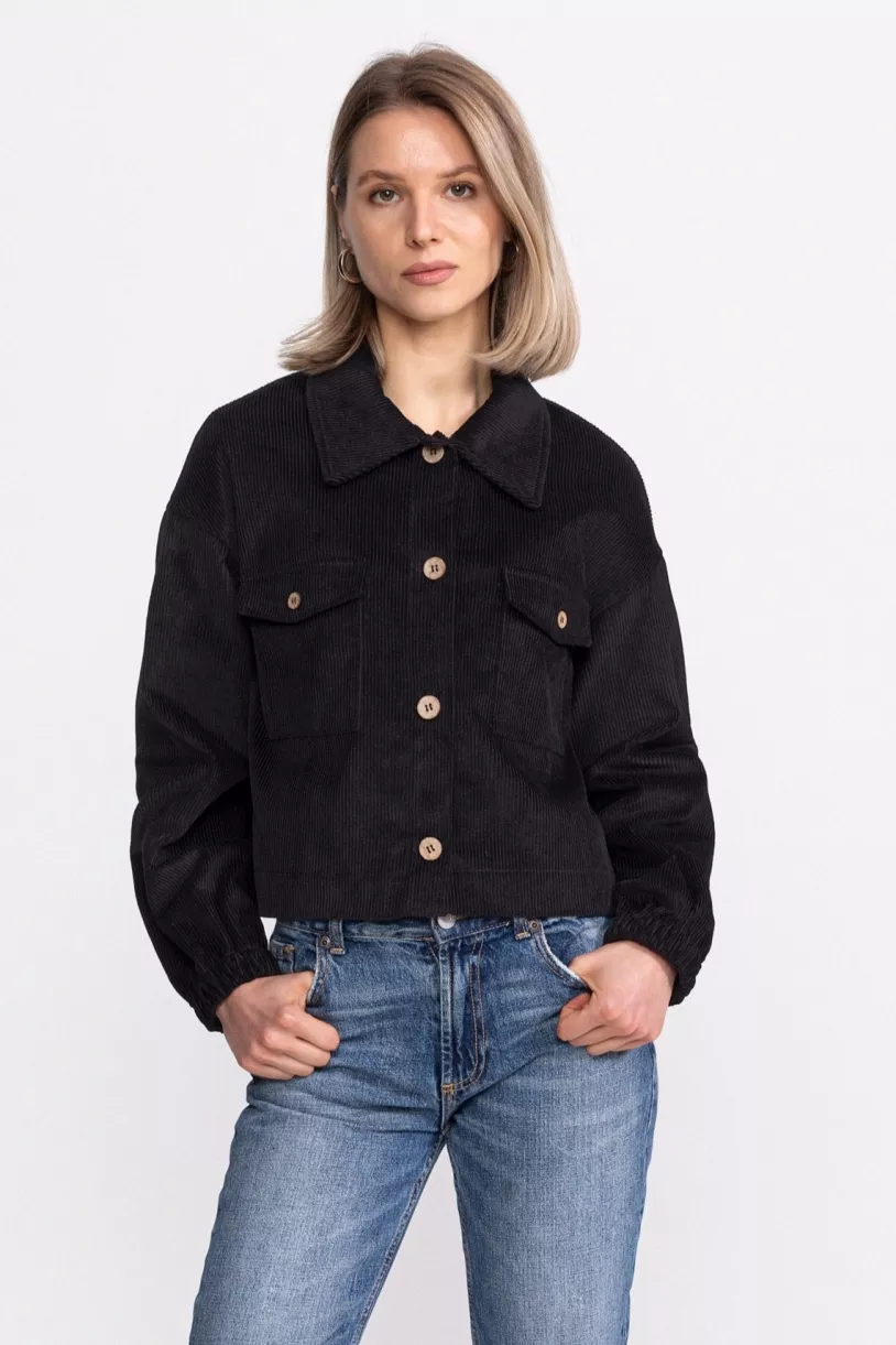 De IONESCU Jacket Corduroy Sibiel Black