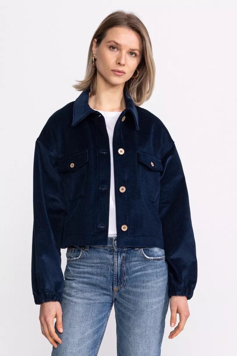 De IONESCU Jacket Corduroy Sibiel Blue