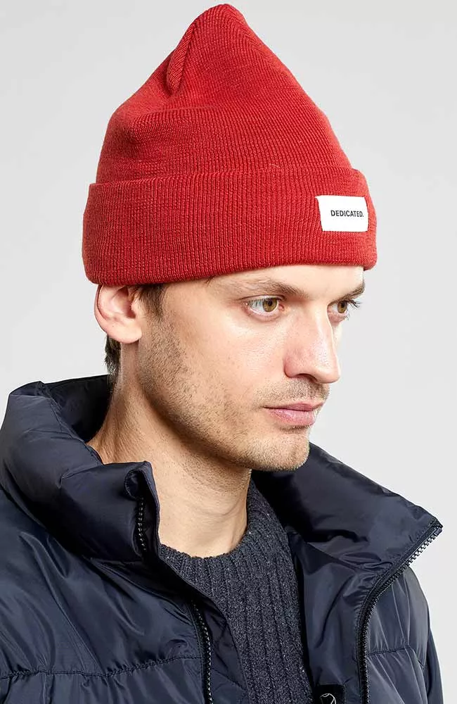 DEDICATED Kiruna Hat Ocher Red