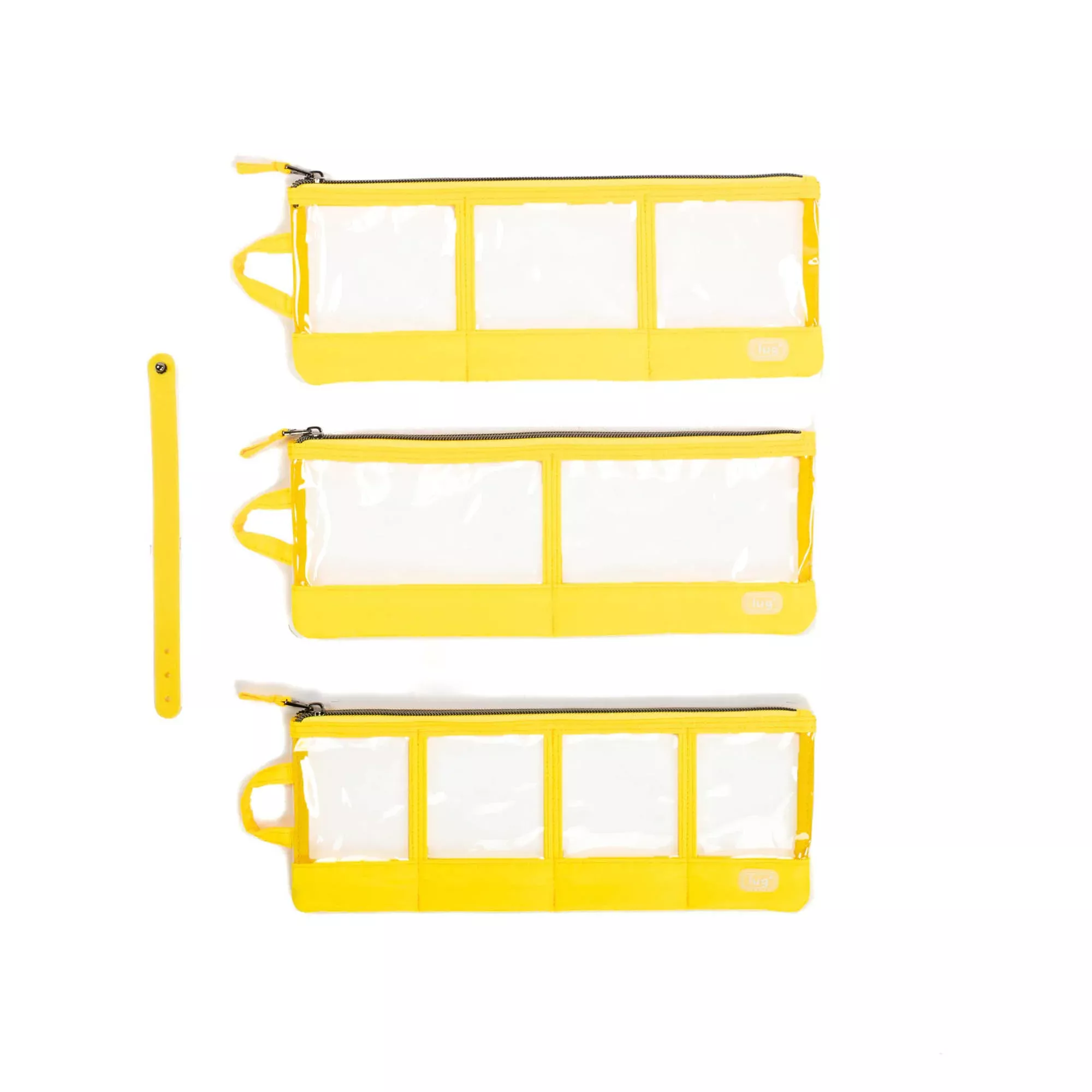 Envelope 3pc Clearview Zip Organizers