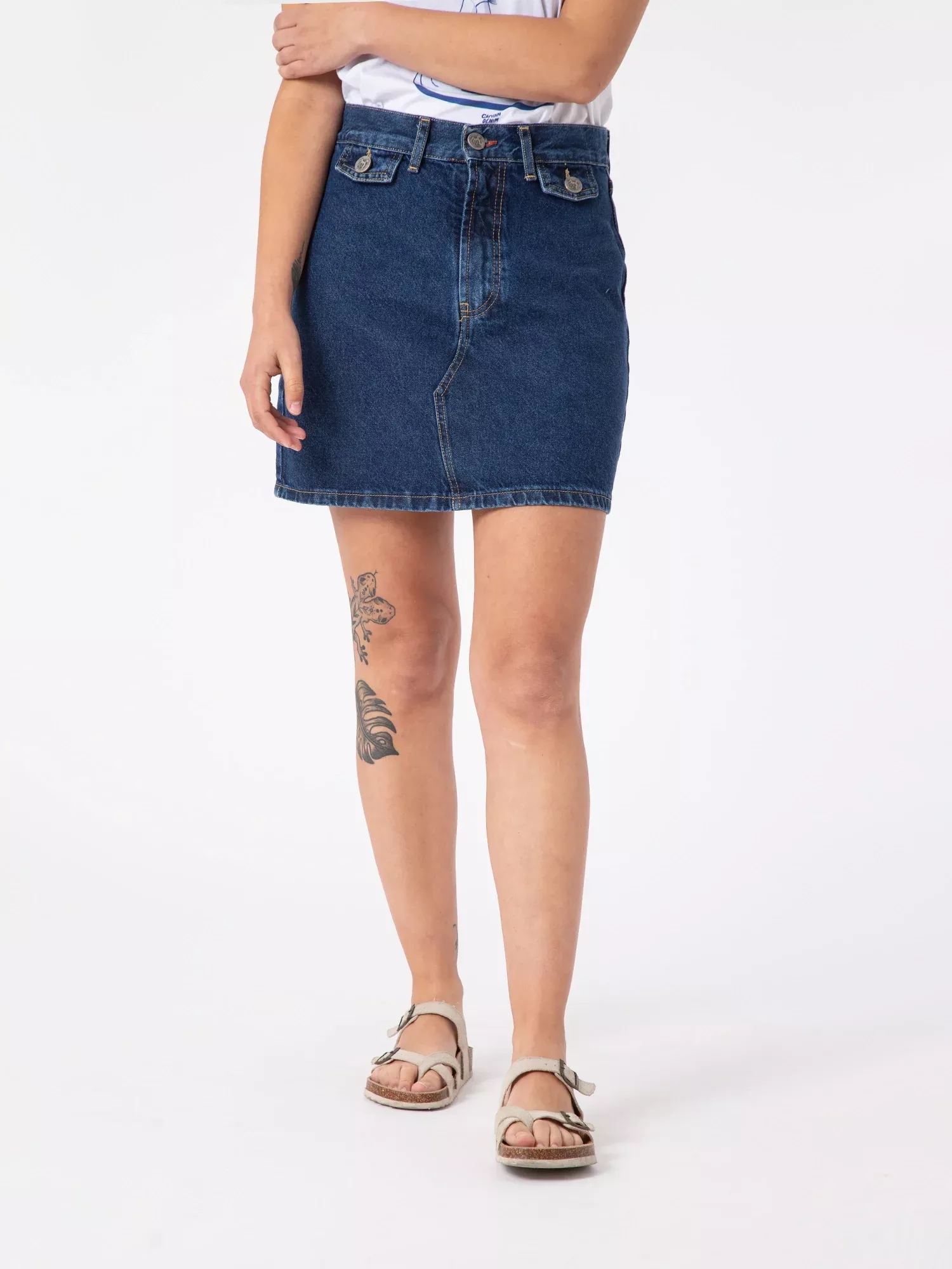 Falda Vaquera Betty Dark Blue
