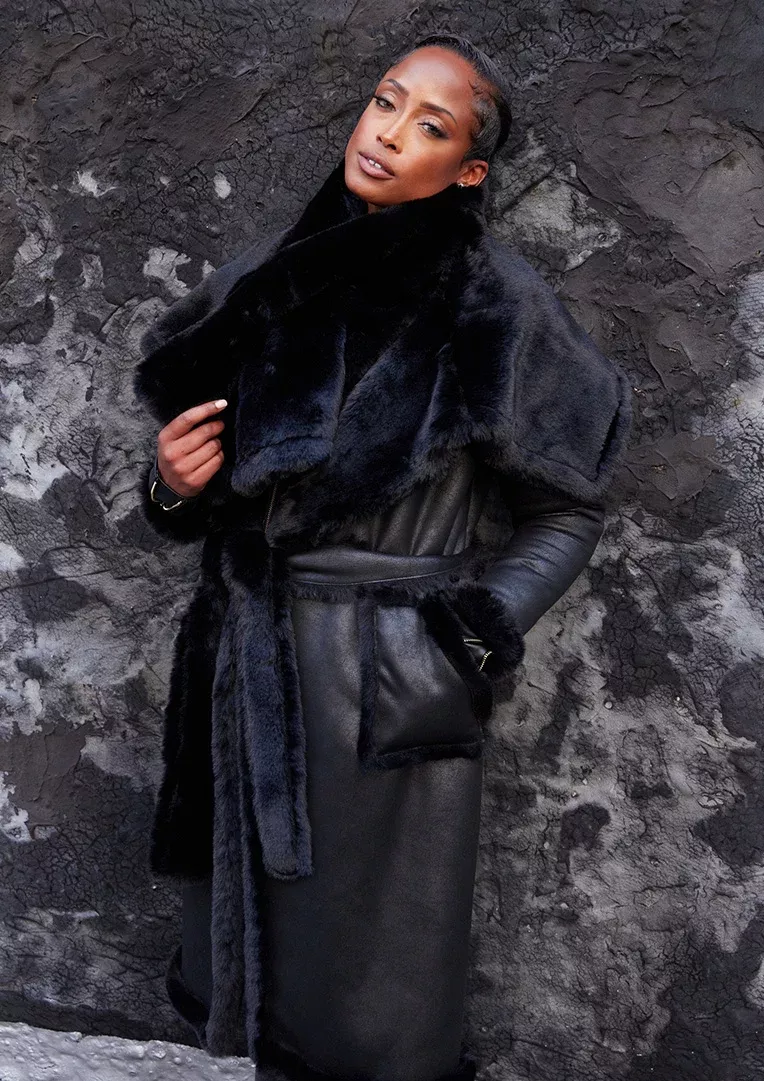 Faux Fur Scarf Vegan