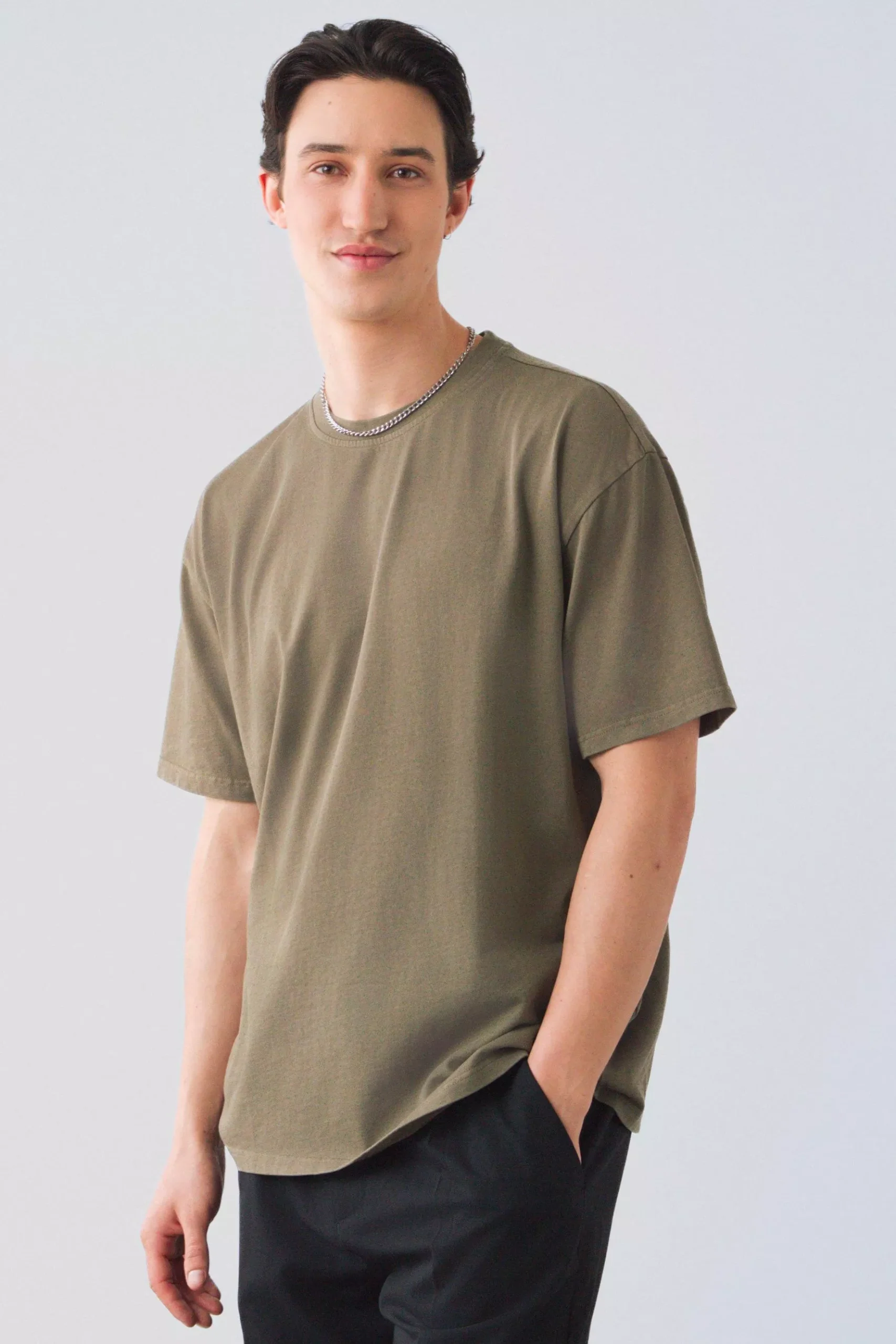 Honest Basics Shirt Og Khaki