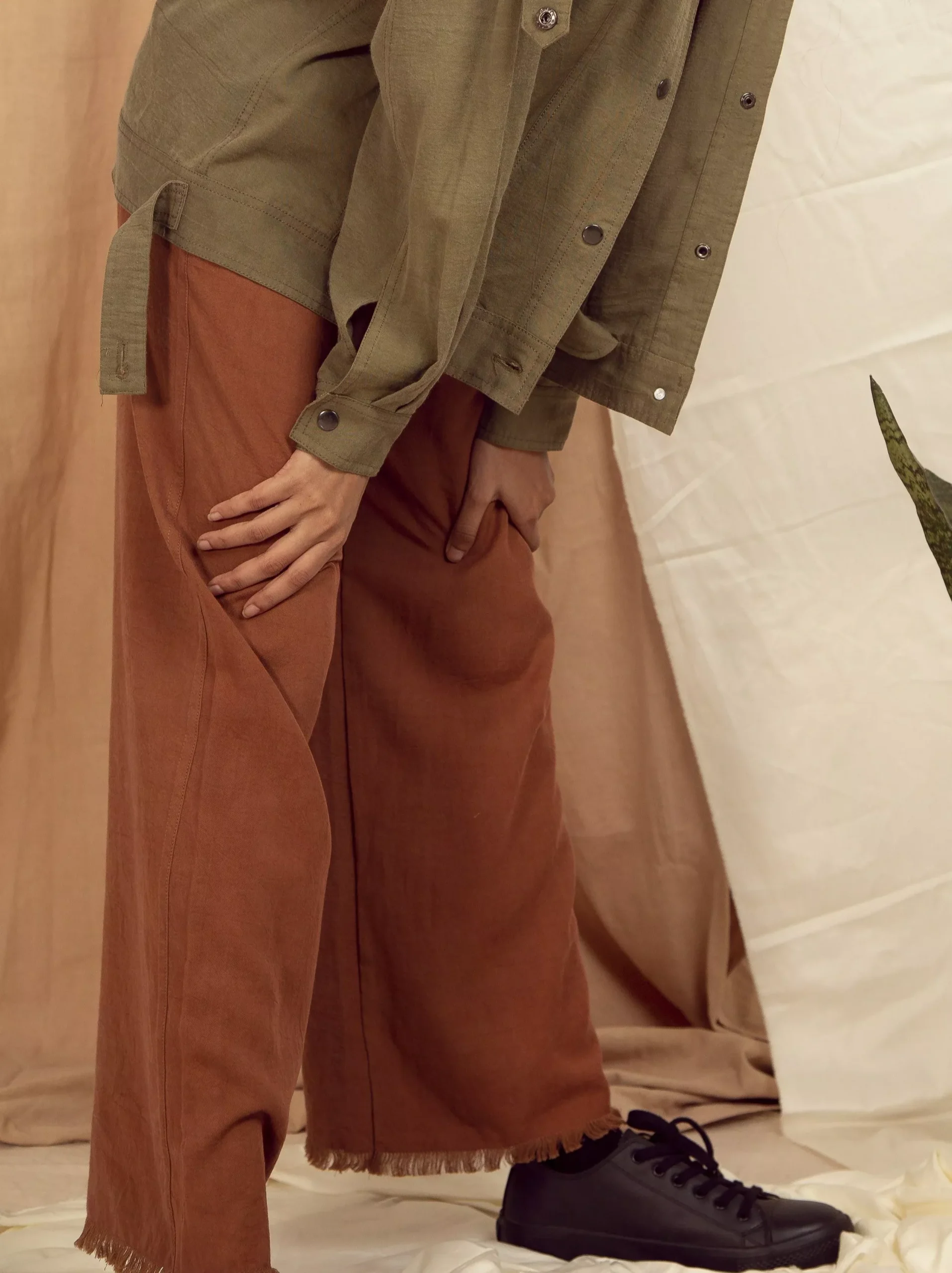 Infinity Flare Pants Copper Brown