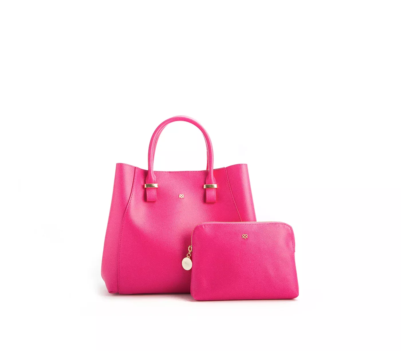 Jane - Hot Pink Vegan Leather Satchel