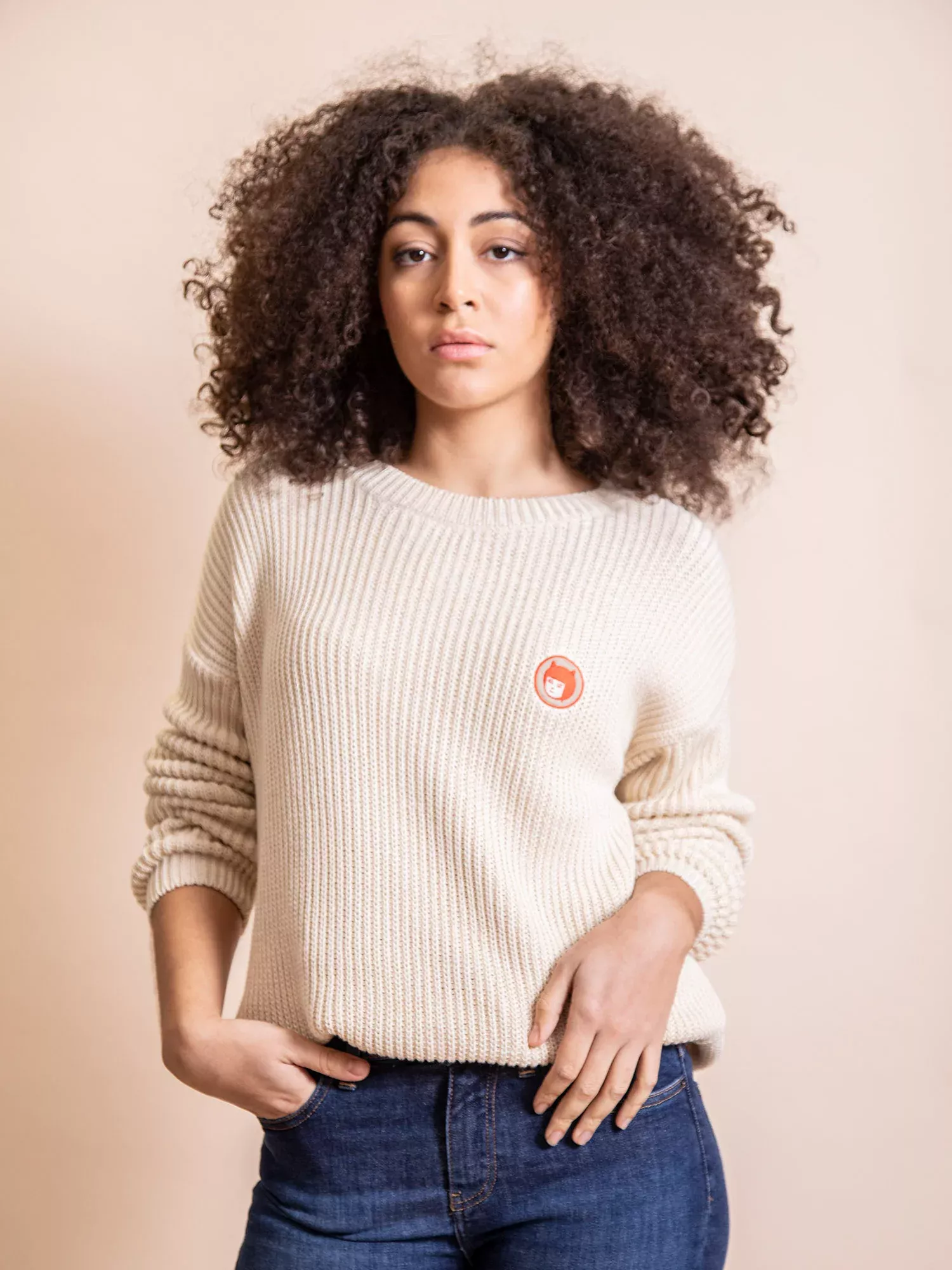 Jersey Pallenberg Beige Organic Cotton