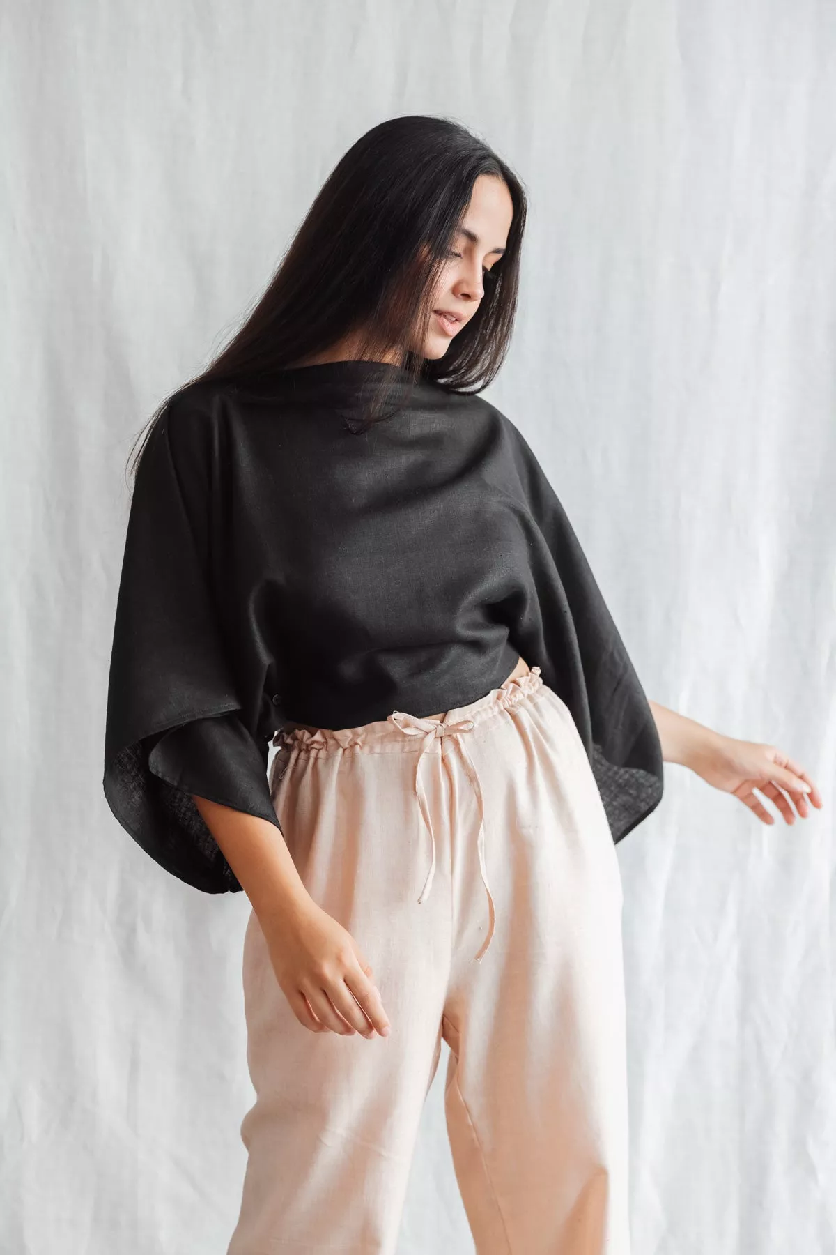 Jyoti - Fair Works Blouse Risay Black