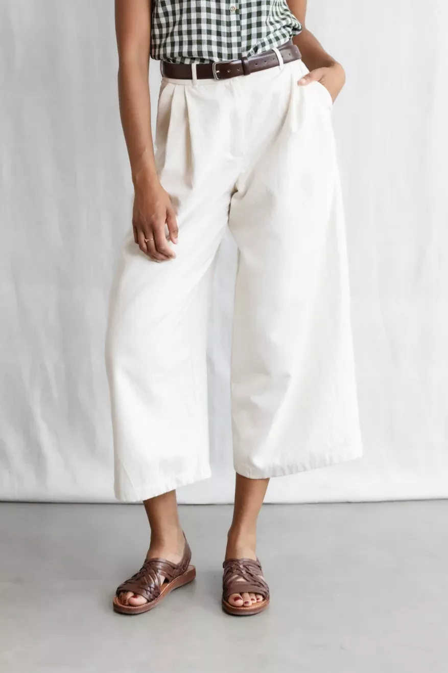 Jyoti - Fair Works Culotte AWAsi Ecru