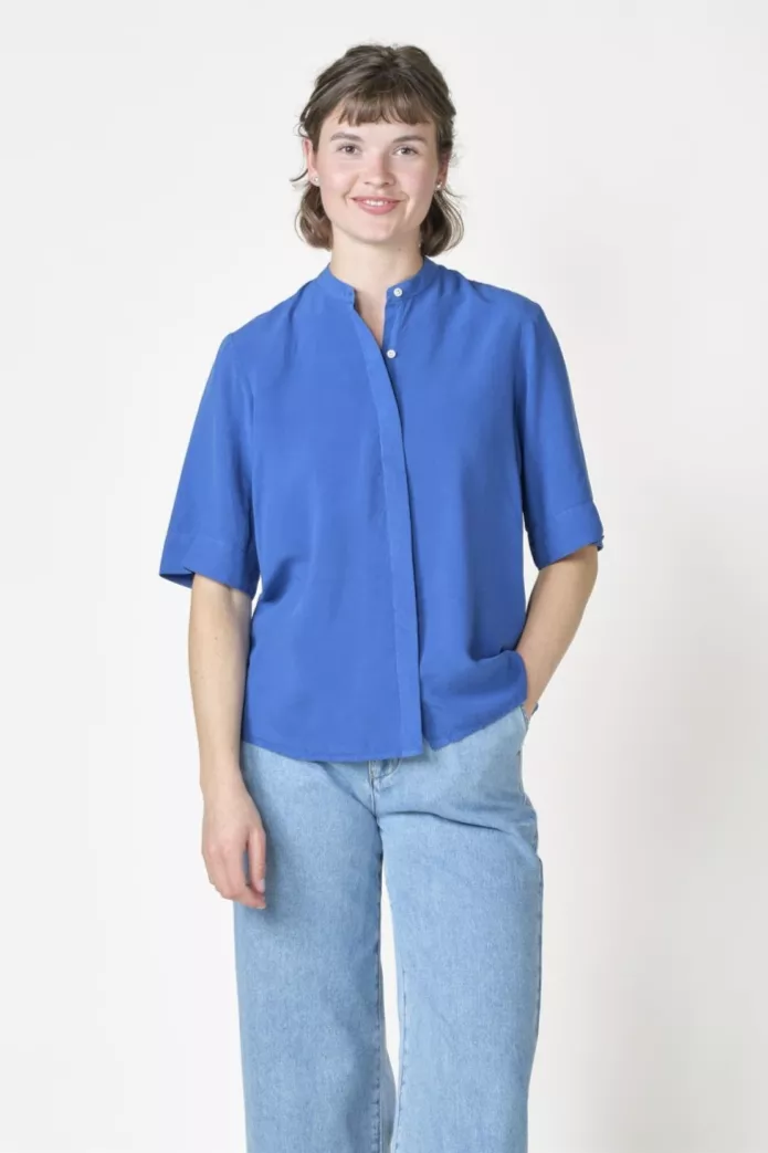 Klitmøller Blouse Solrun Surf Blue