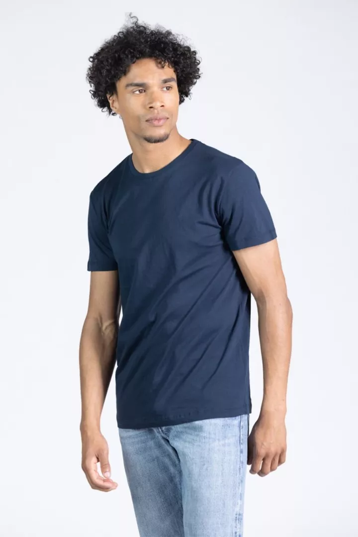 Kuyichi T-Shirt Buckley Navy Blue