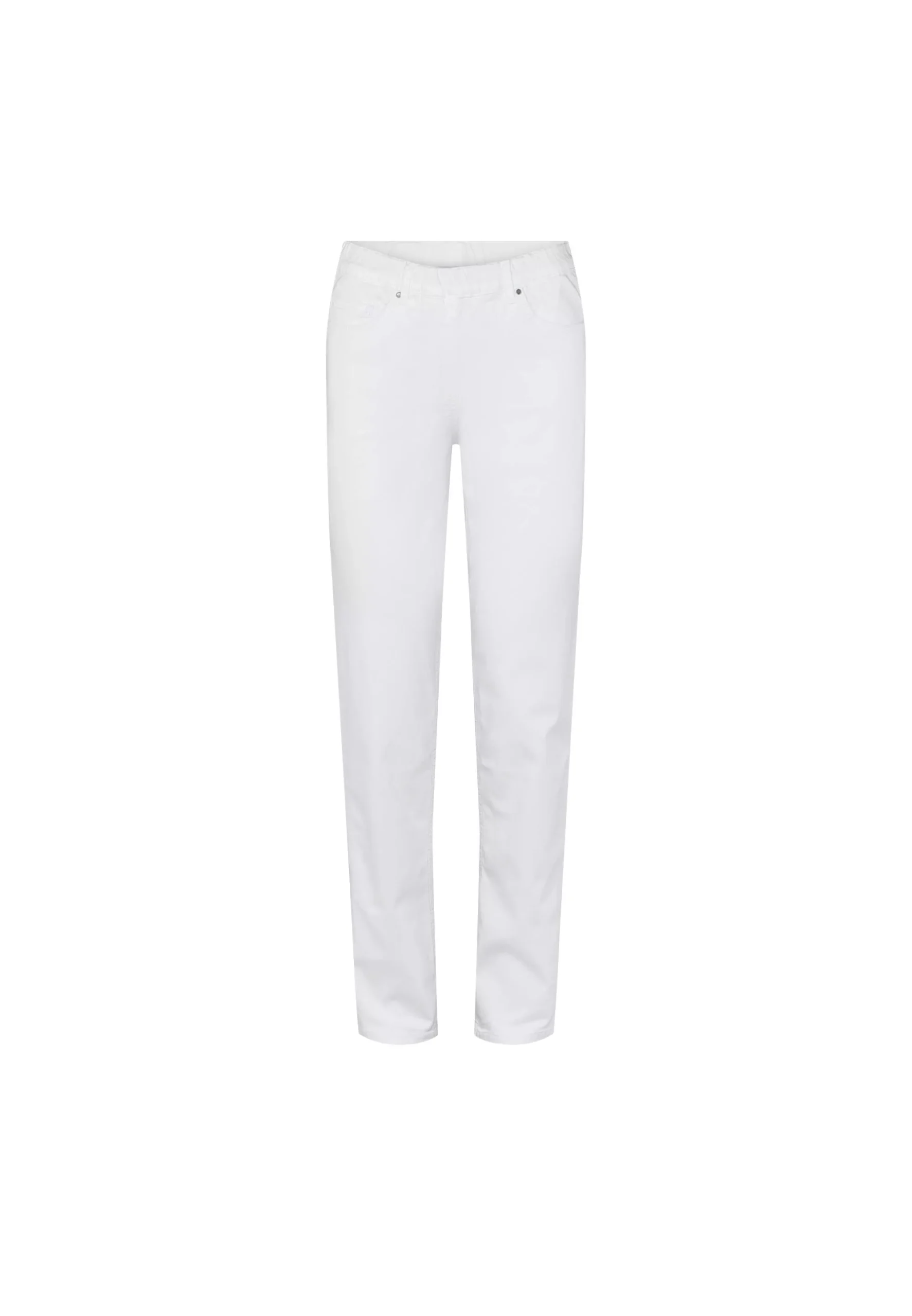 LAURIE Pants Hannah Regular Medium Length White