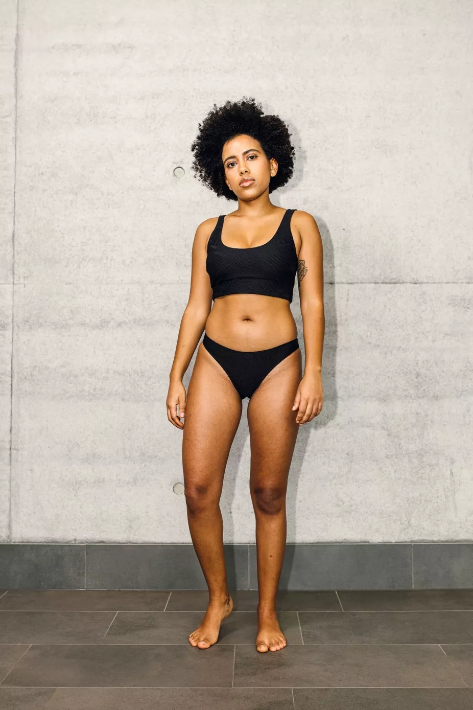 LOVJOI Bikini Slip Azorella Black Structure