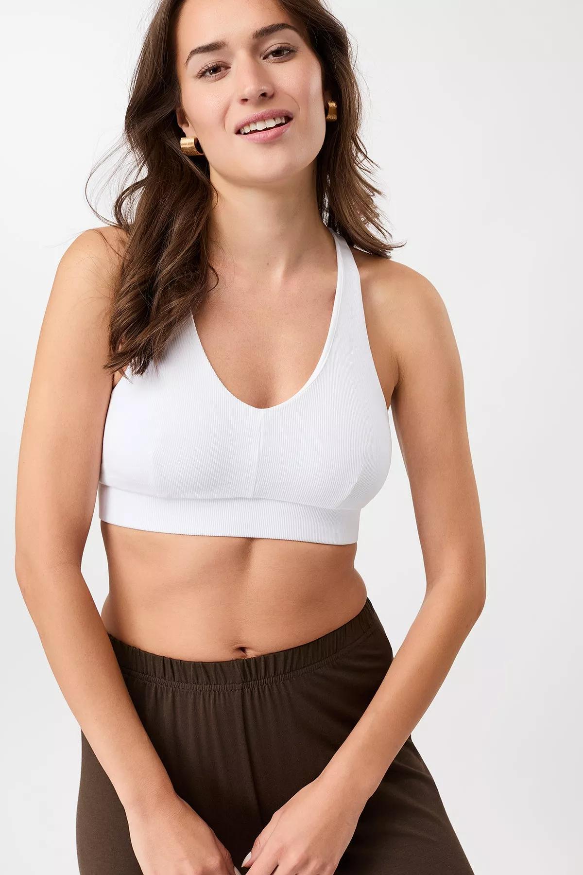 MANDALA Bra Rib 2.0 White
