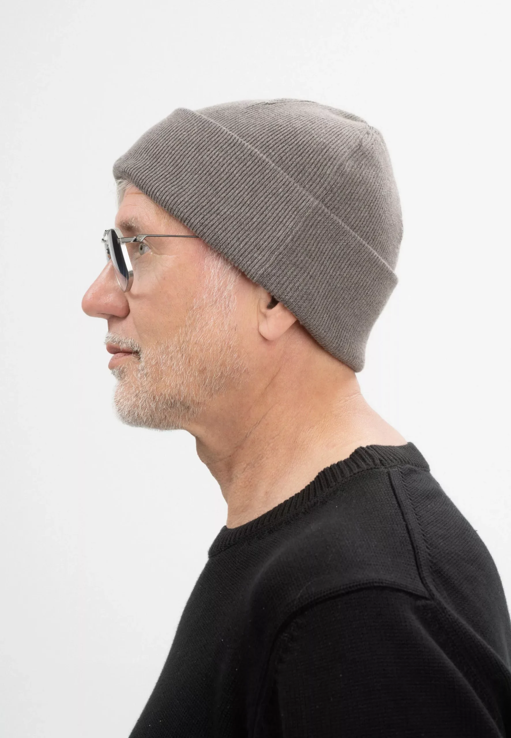 MELA Beanie Himmat Bear Melange Grayish Brown