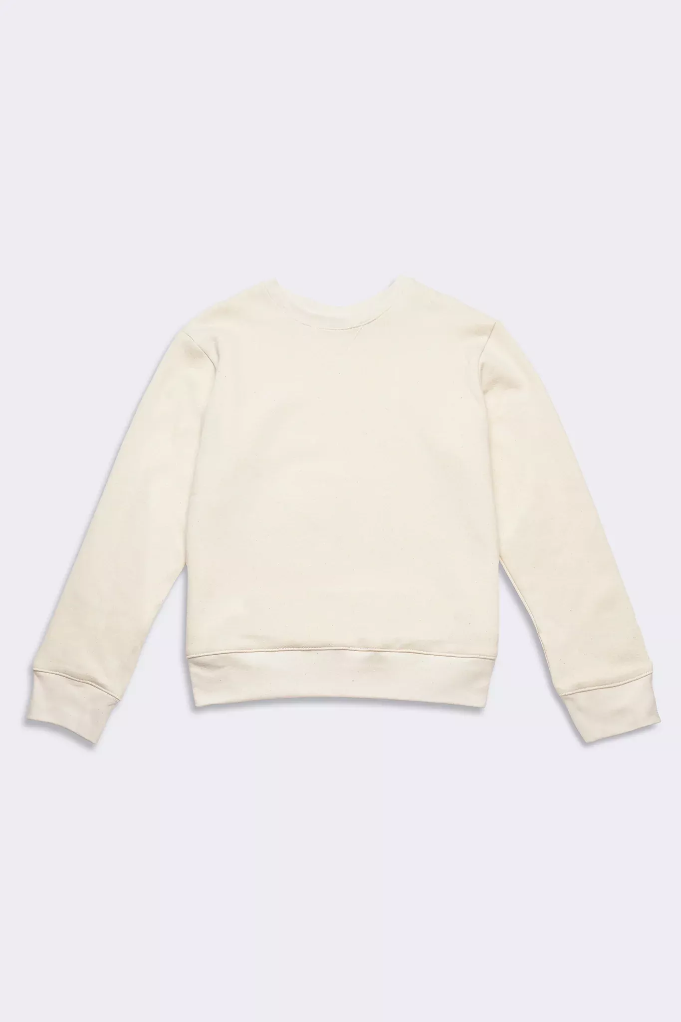 Men's Organic Heavyweight Crew Sweatshirt in Natural