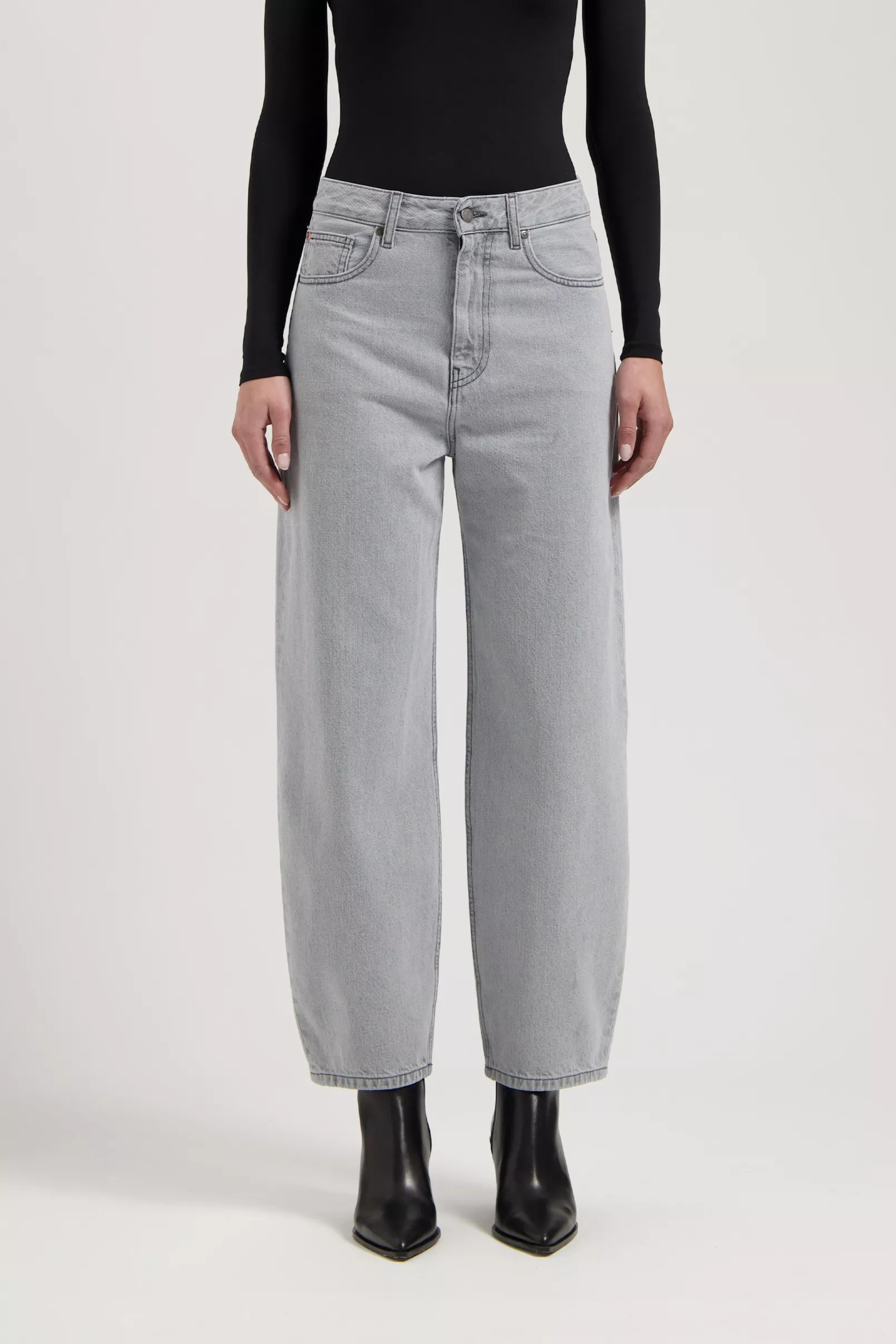 MUD Jeans Jeans High Barrel Brooke Light Grey