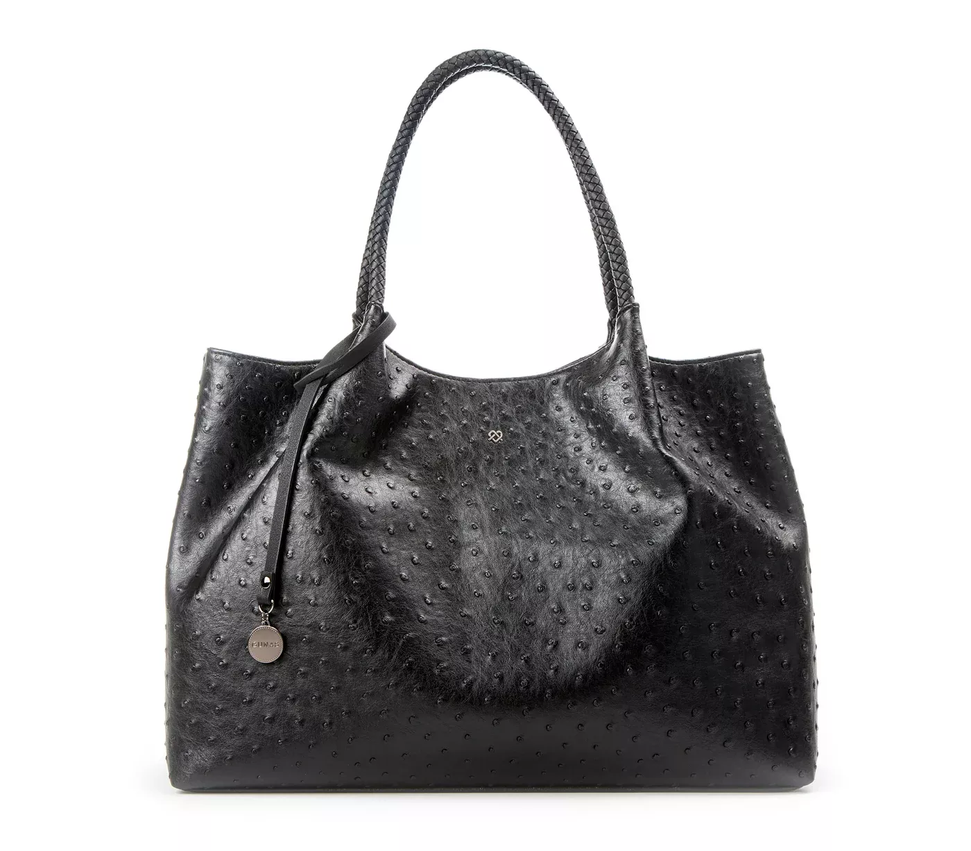 Naomi - Black Vegan Leather Tote Bag