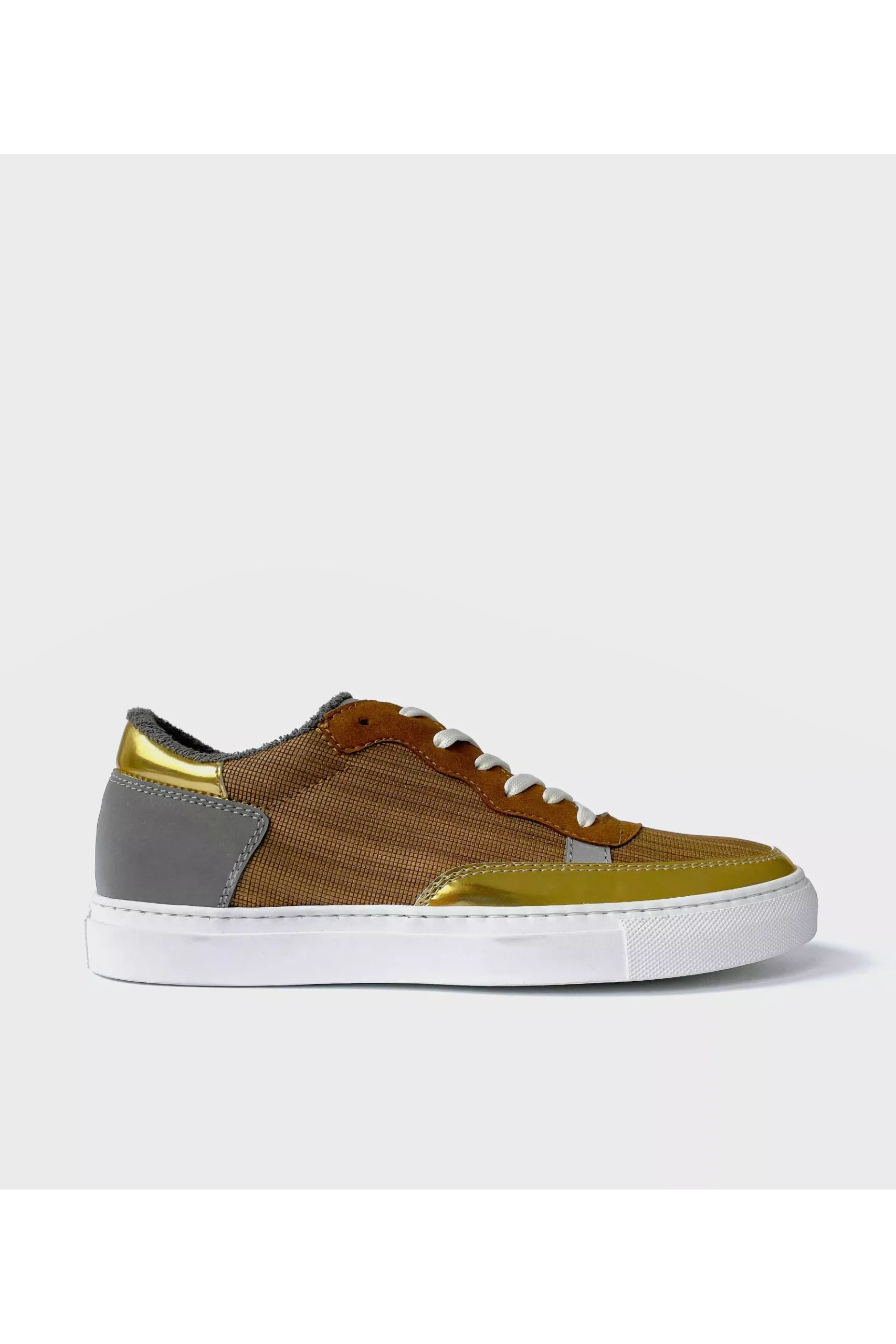 nat-2 Sneakers Wood Brown Gold
